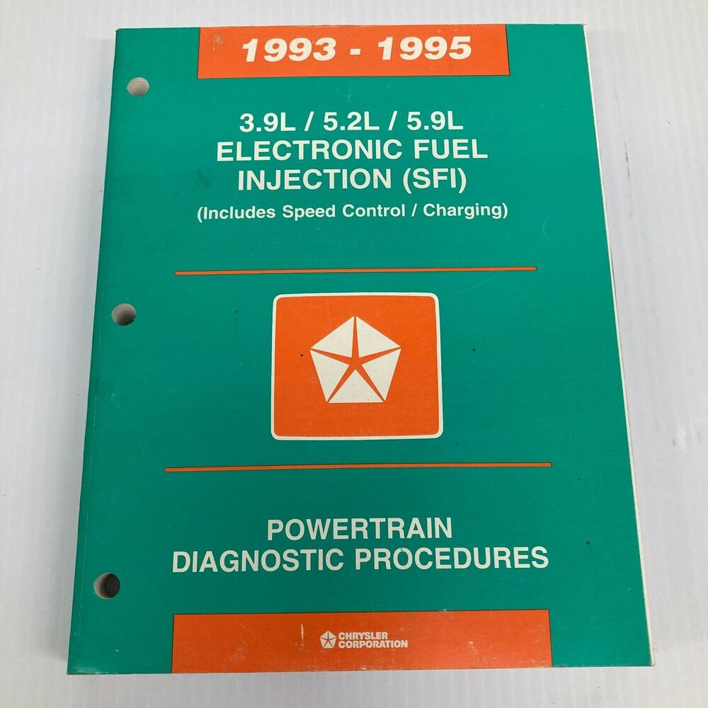 Chrysler Powertrain Diagnostic Procedures 1993-1995 Manual